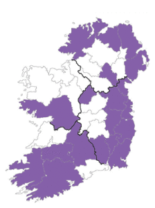 Counties with SFP Sites in Ireland